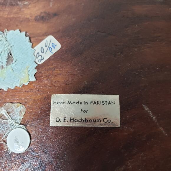 Vintage D.E. Hochbaum Carved Wooden Bird Wall Decor Set Of 6 Brown MCM Decor - Picture 3 of 9